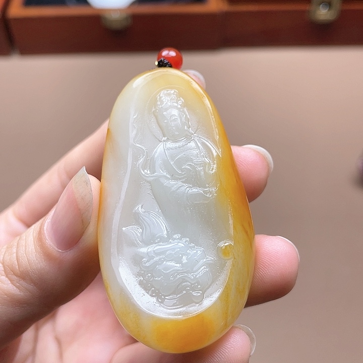 和田玉挂件未镶嵌F