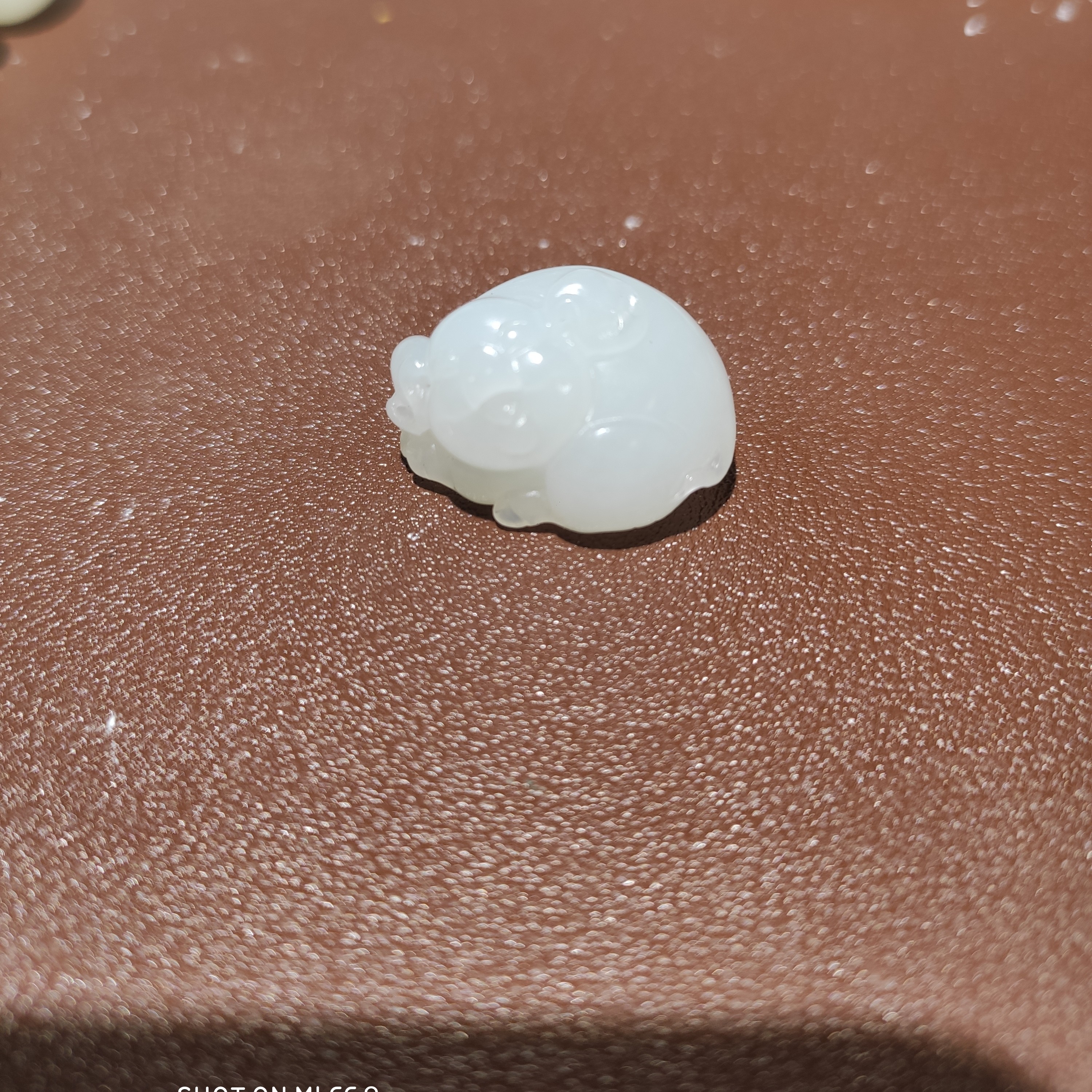 和田玉诸事顺利生肖猪简约百搭通勤款一级白不需要包容