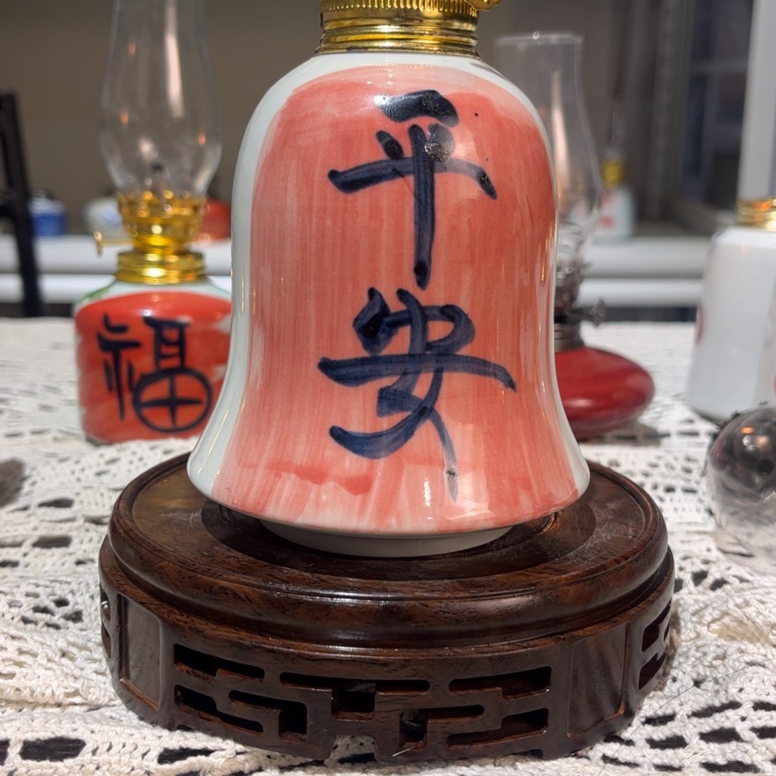 摆件景德镇陶瓷香薰灯