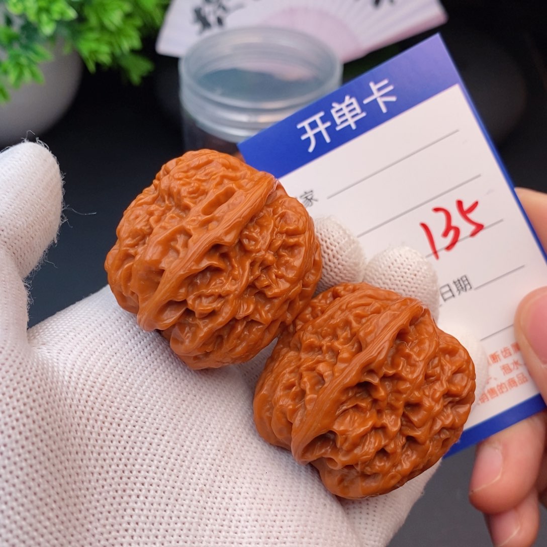 文玩核桃把件37将军135