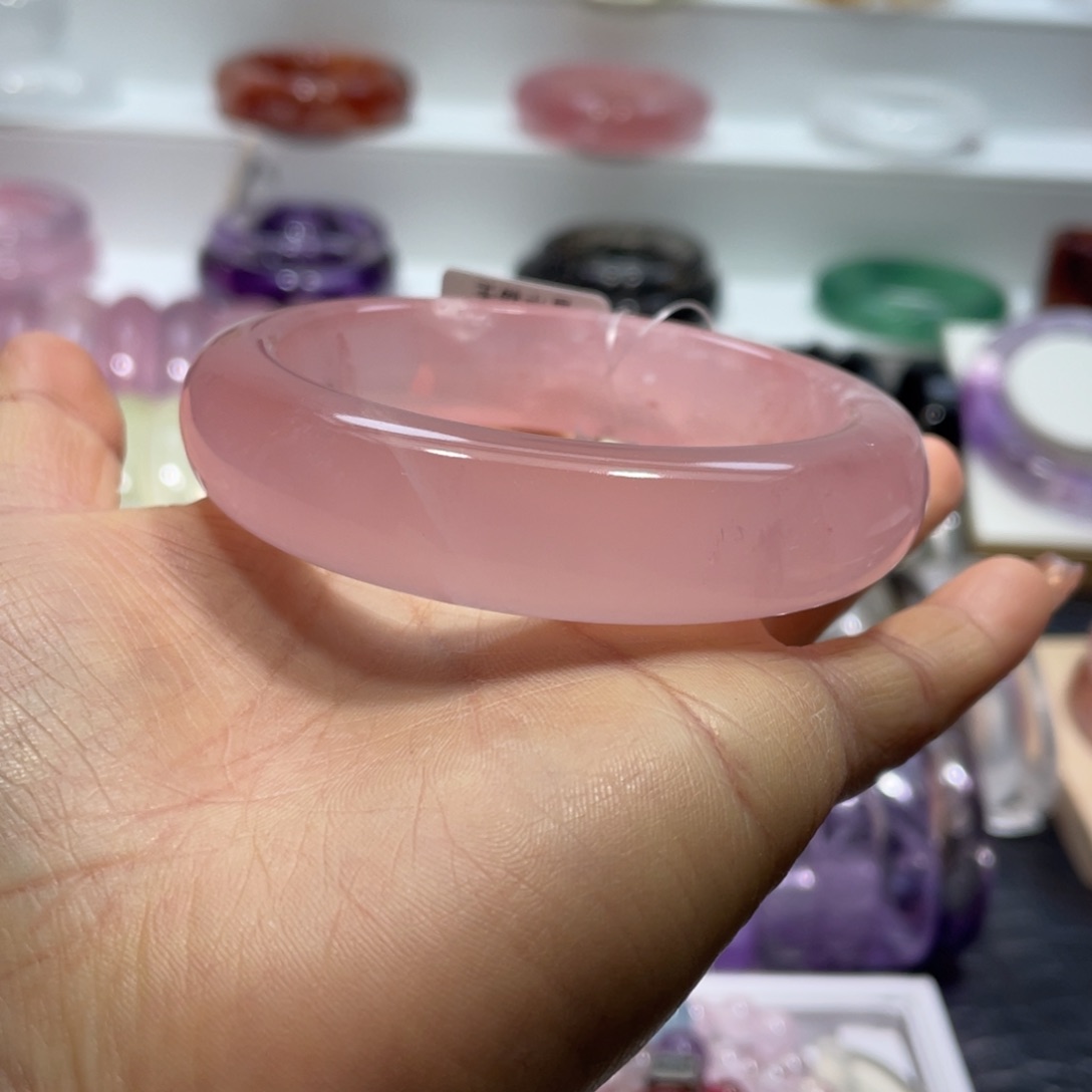 水晶手镯58.5圈口26号未镶嵌