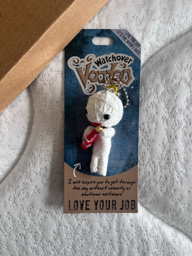 潮玩手工DIY木乃伊巫毒娃娃玩偶公仔挂件（带故事卡）-热爱你的工作