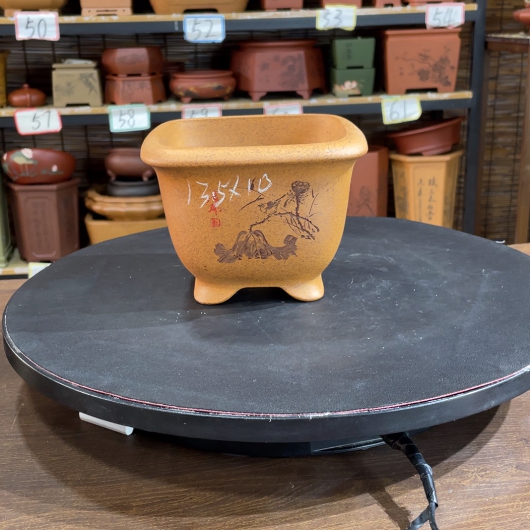 紫砂花盆我们要的