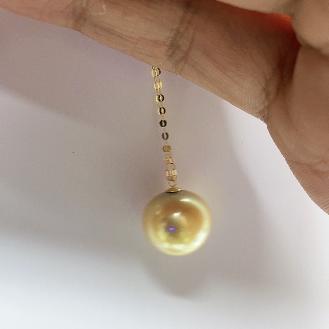 海水珍珠18K金镶嵌颈饰