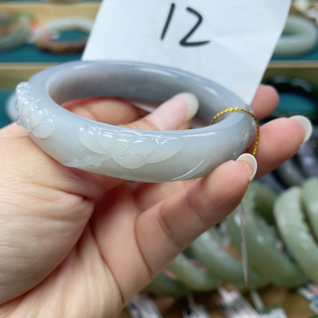 未镶嵌手镯和田玉圈口56