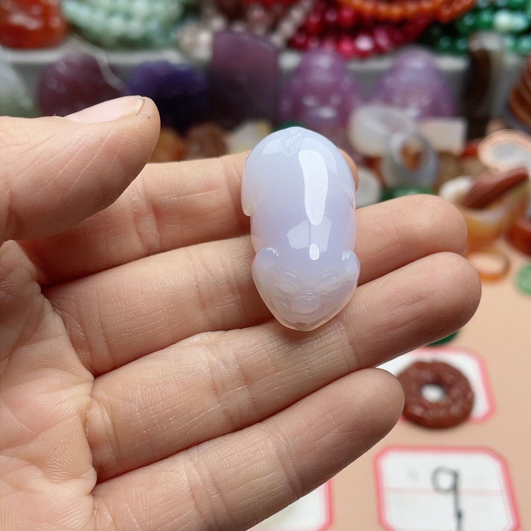 玛瑙/玉髓颈饰合金蒙***莎