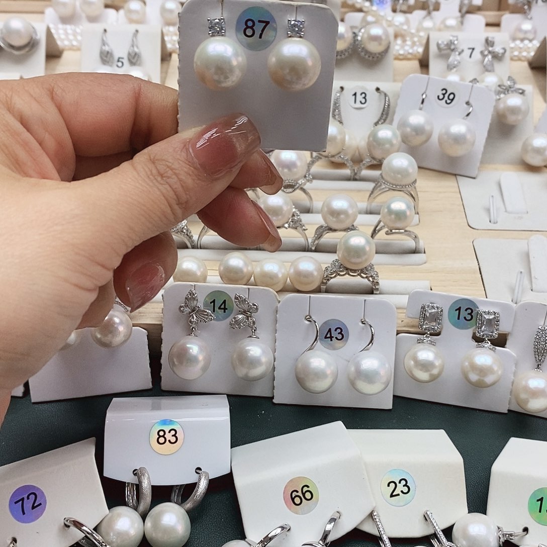 淡水珍珠颈饰银S925镶嵌