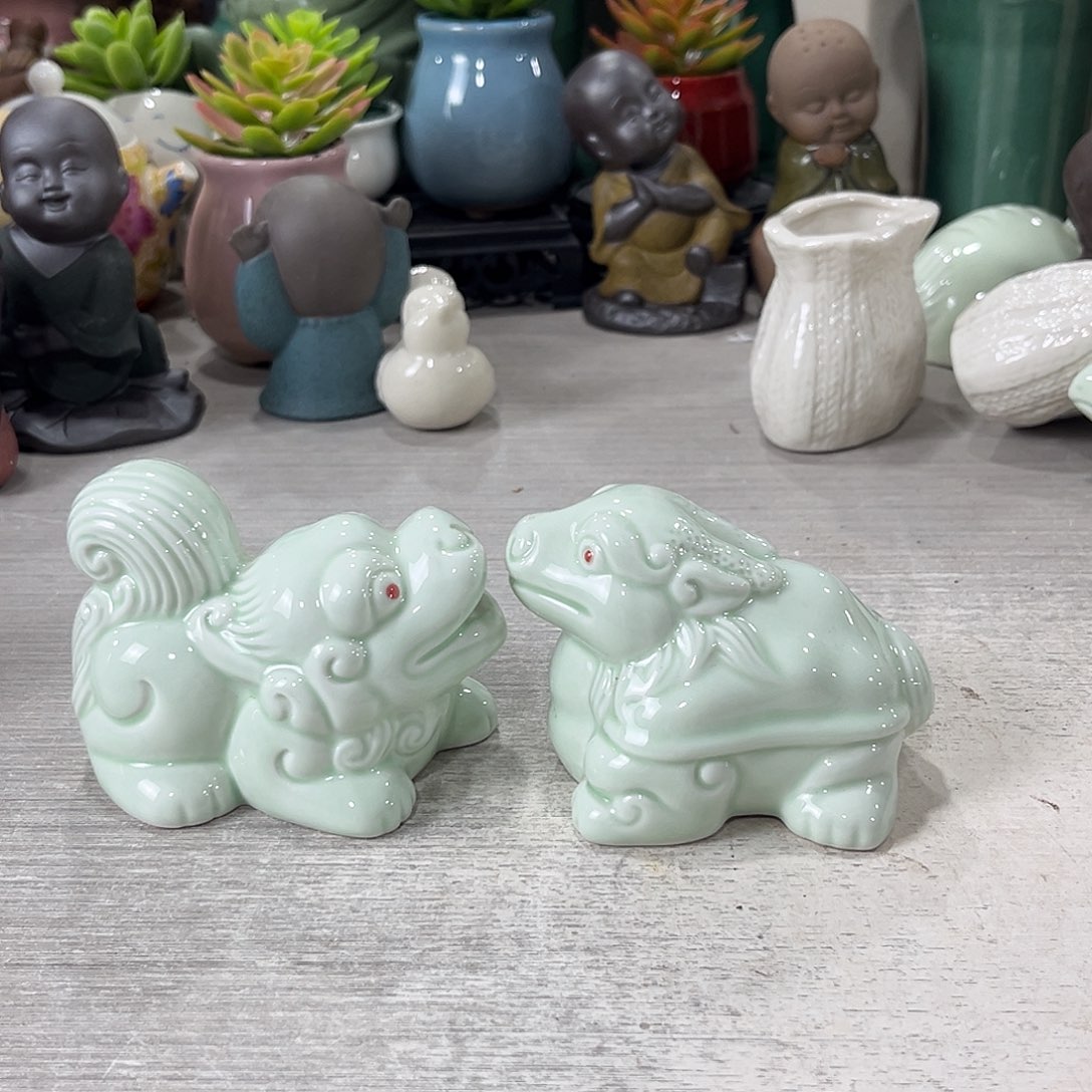 陶瓷绿植多肉微瑕花盆摆件