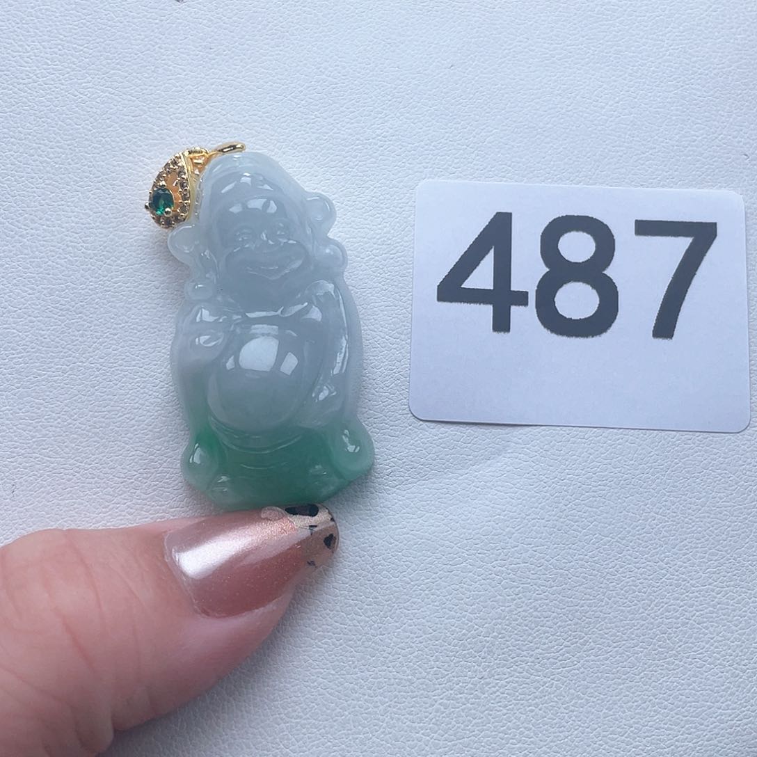 翡翠吊坠(赠链)未镶嵌