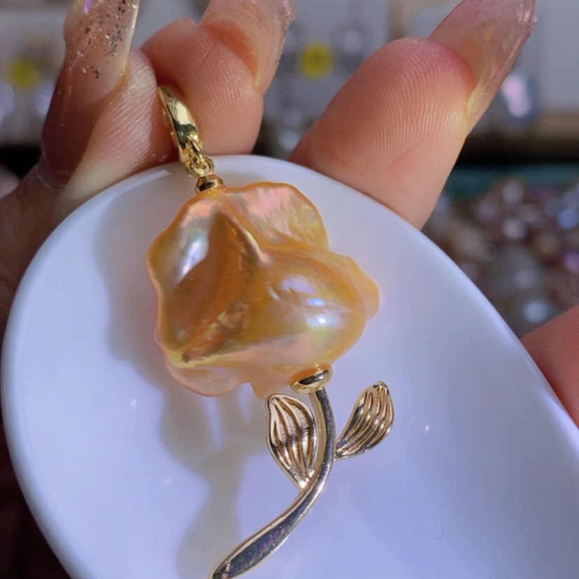 【闪购商品】淡水珍珠天然淡水珍珠合金