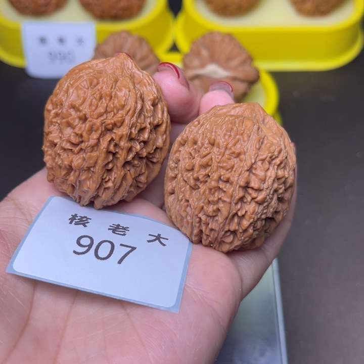 把件文玩核桃大蒜头37.907 49克