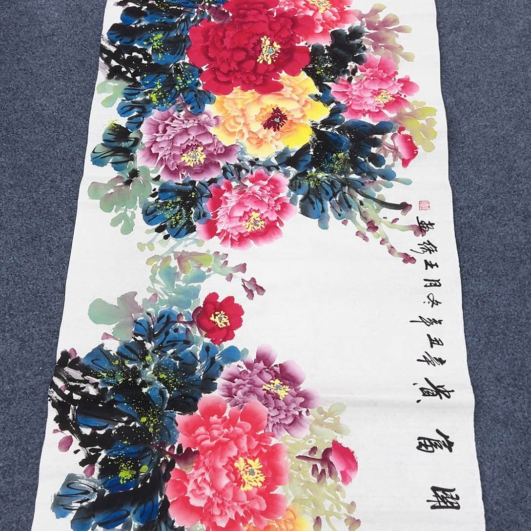 国画国画作品宣纸纯手绘