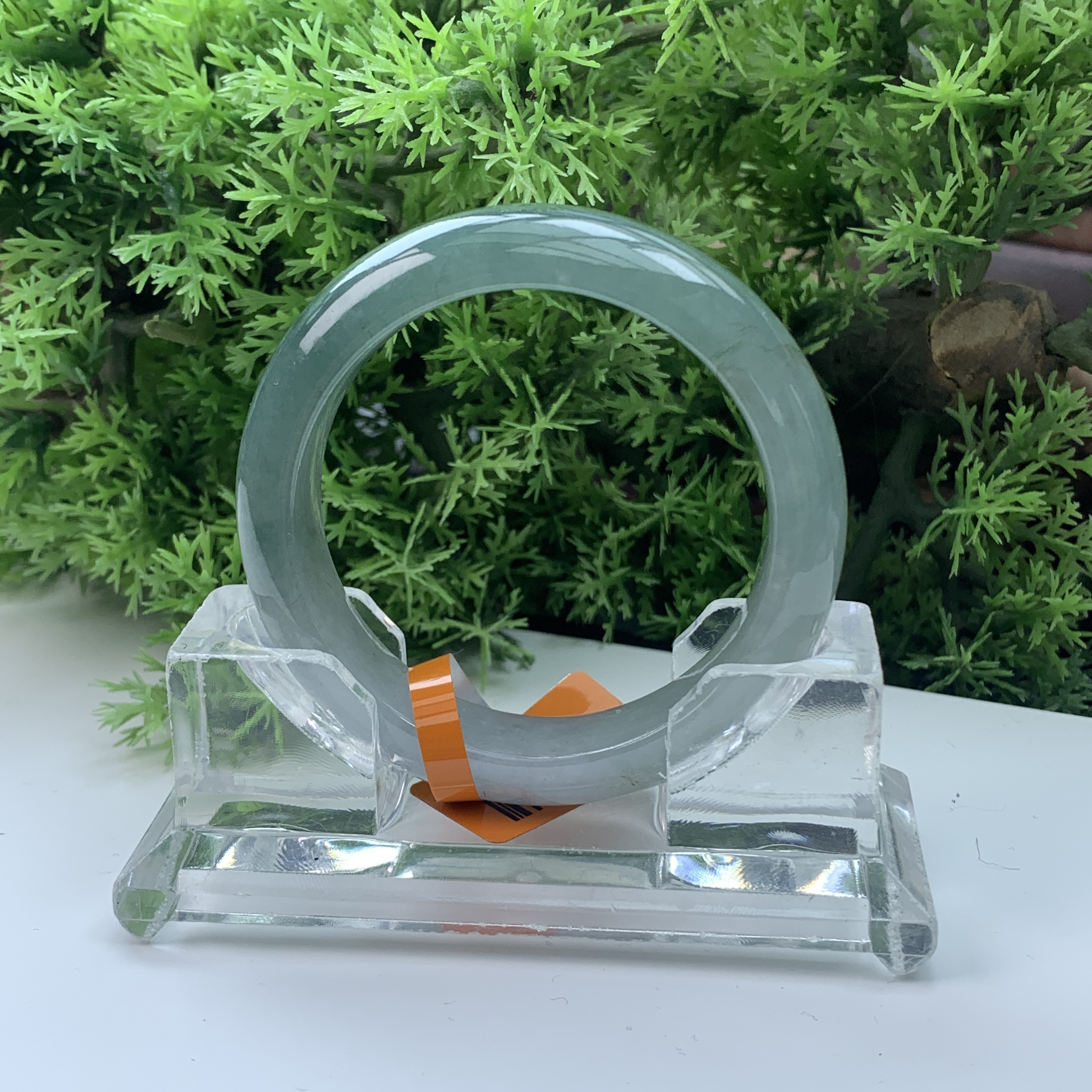 【刘思懿】天然缅甸A货翡翠手镯-V-12