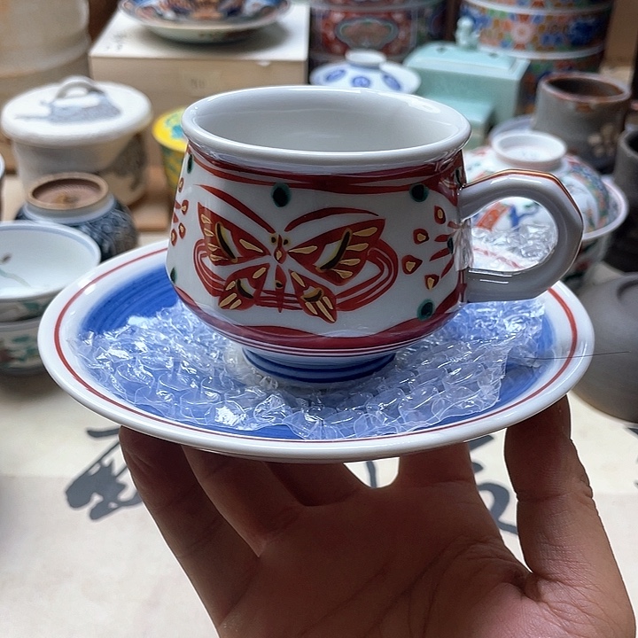 雨***声瓷片004 一人直播，看品直播间说序号