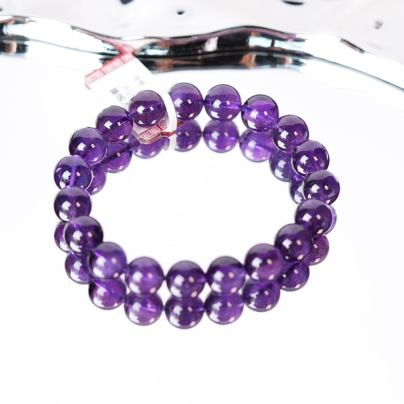 【书记晶选】250107紫水晶手串8mm+色泽浓郁上手显白多样性发一件