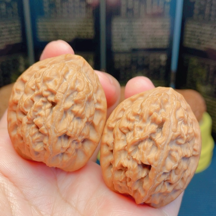 文玩核桃吊坠35高端小众红莲