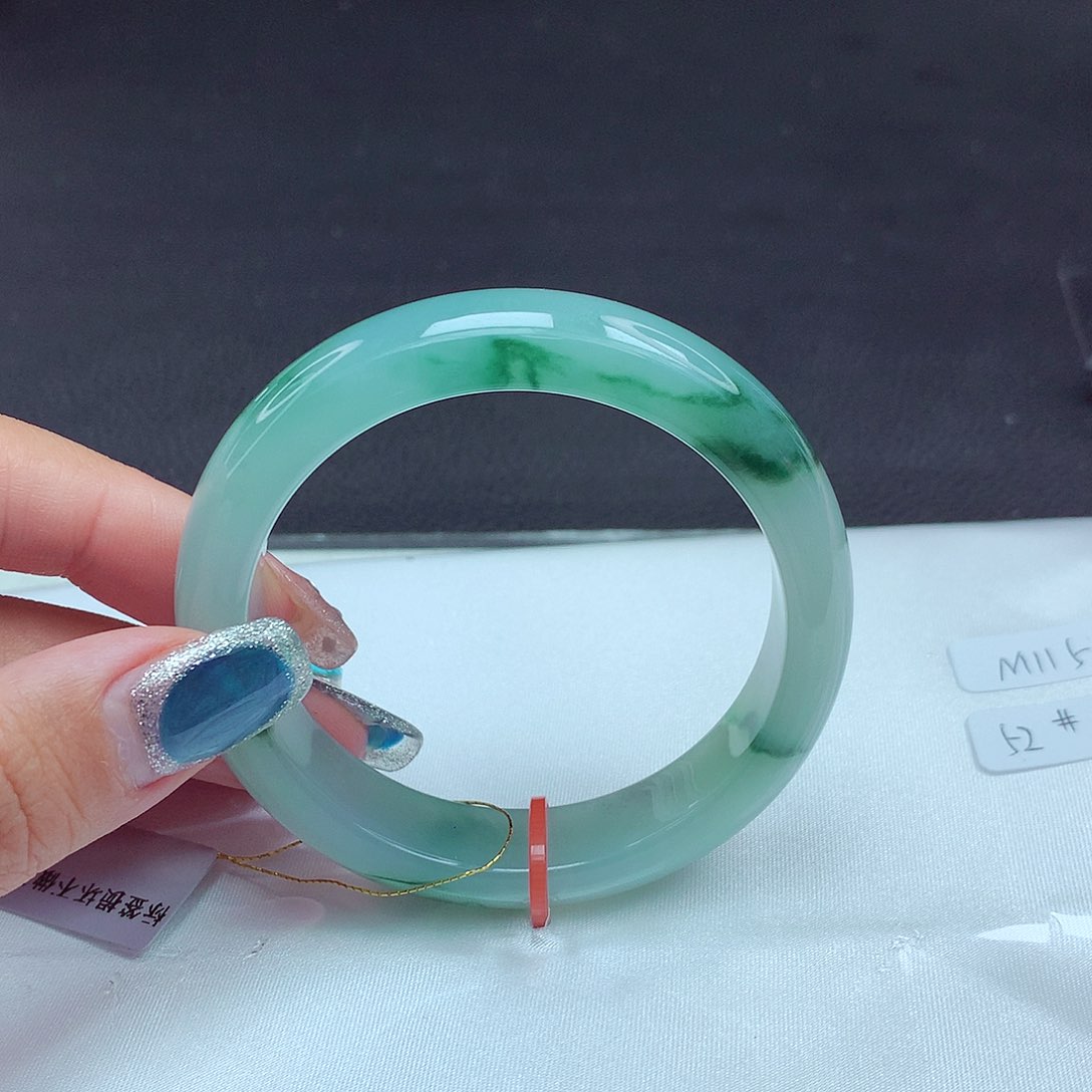 未镶嵌手镯翡翠52圈051