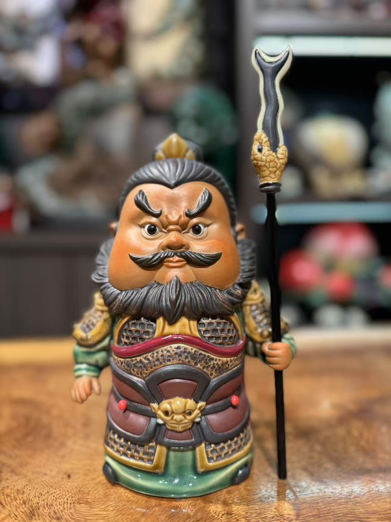 《张飞》陶瓷15*10*27家居客厅办公室茶室禅空间礼品