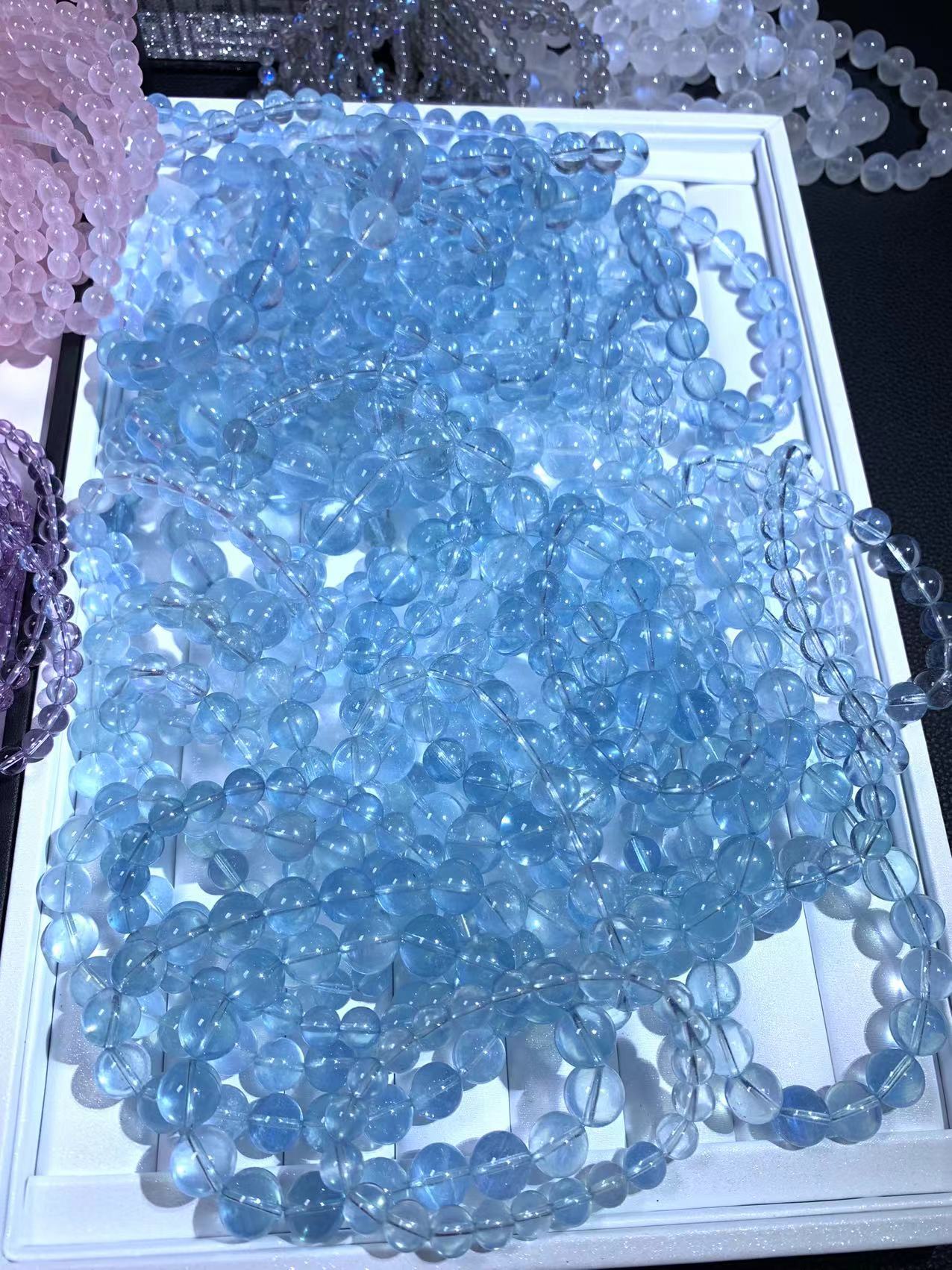 天然水晶手链手镯下单链接