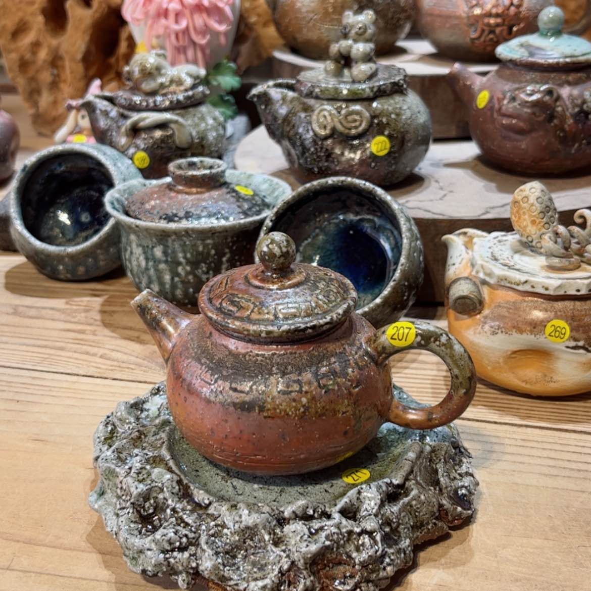 【闪购商品】柴烧茶具手工茶杯茶壶207