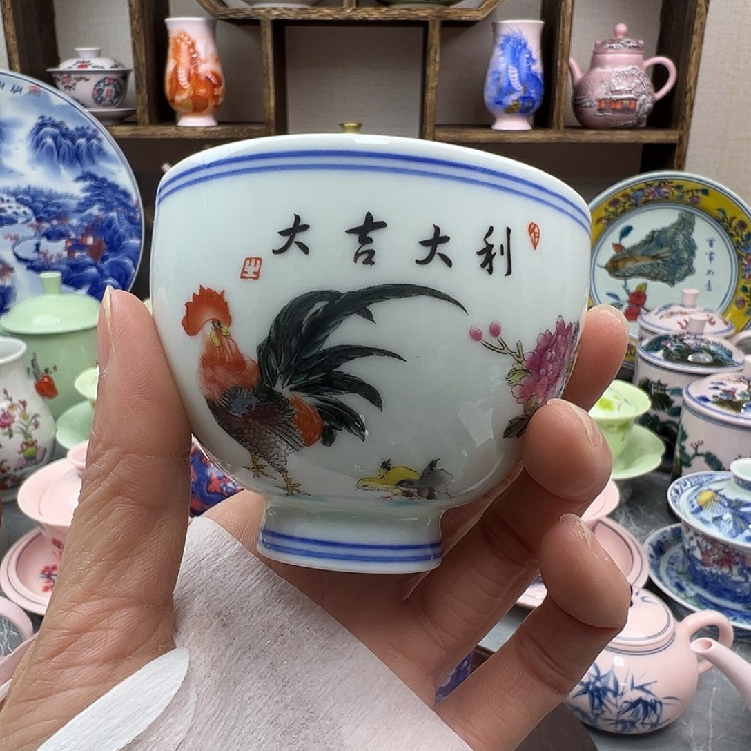 陶摆件景德镇陶瓷567老厂瓷6