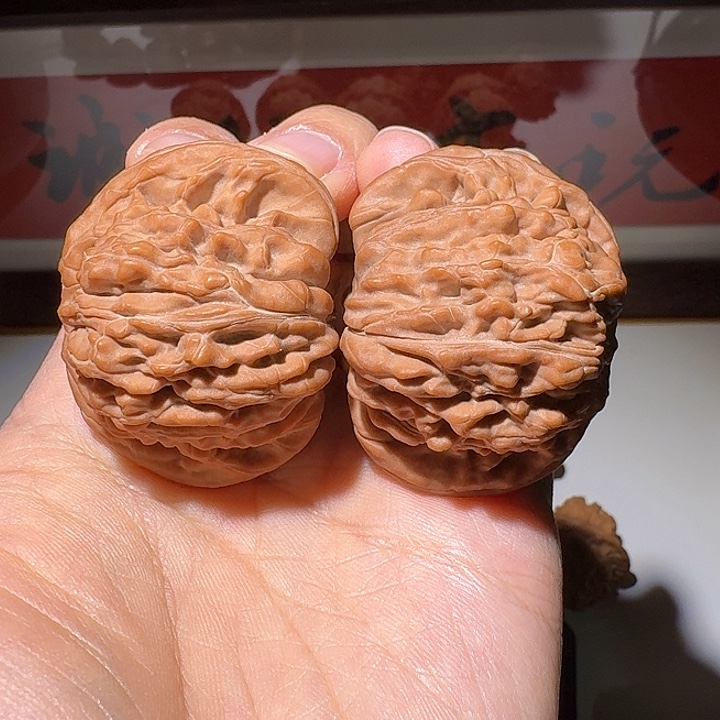 文玩核桃吊坠44.5全品原生态平谷楼