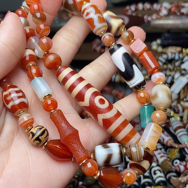 玛瑙/玉髓未镶嵌手链