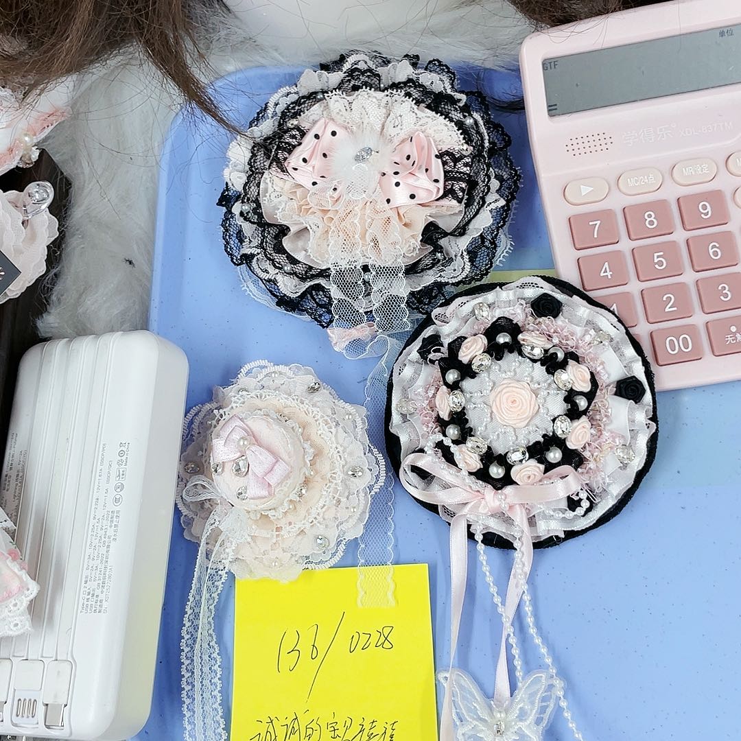 布艺铁合金发夹发饰
