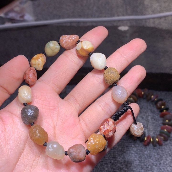 玛瑙/玉髓未镶嵌珠宝半成品闪*