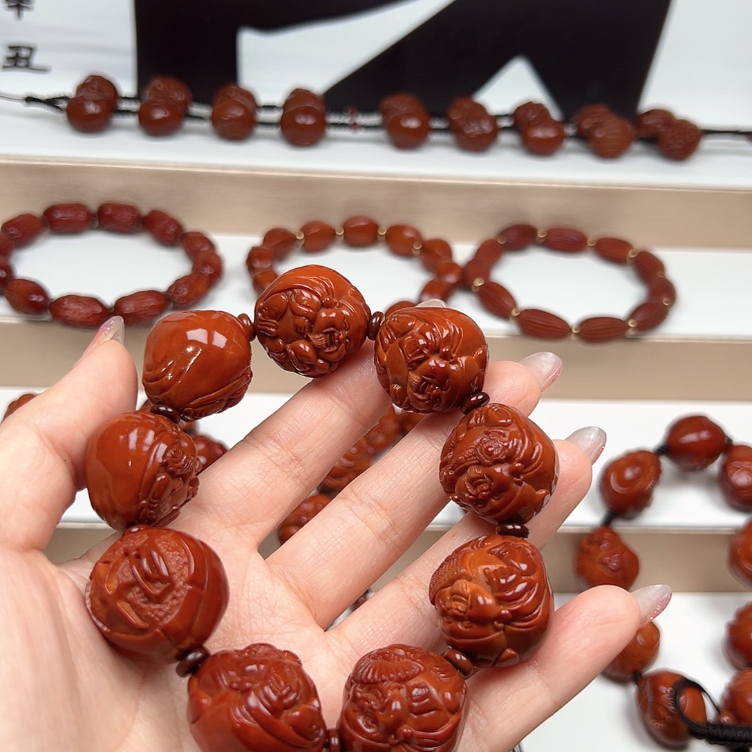 八***堂手串橄榄核财神手串