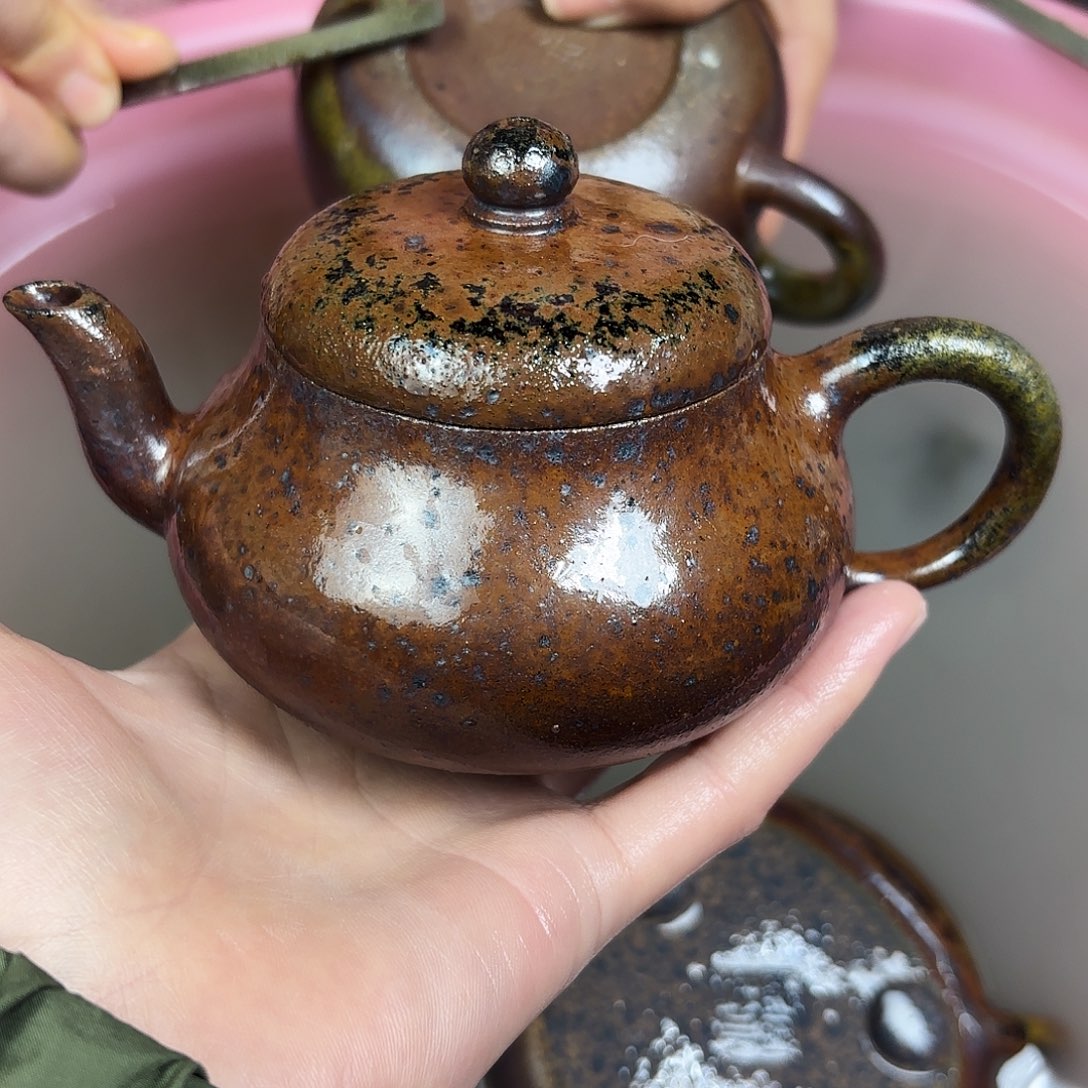 壶柴烧紫砂段泥君德