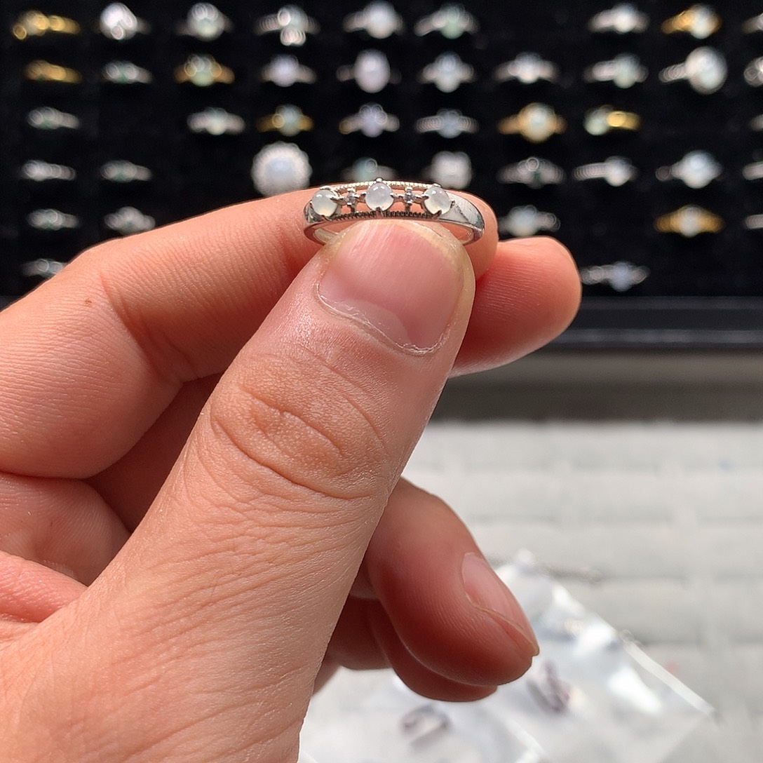 っ***ʔ翡翠银S925镶嵌颈饰68