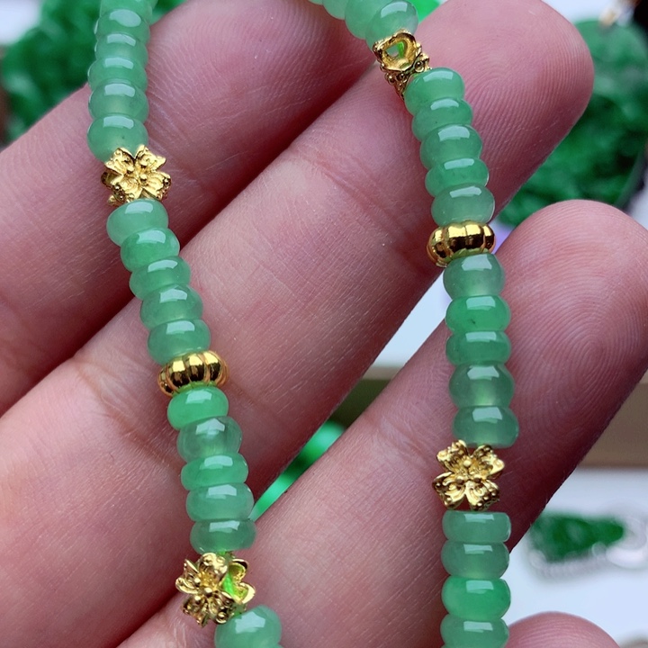 翡翠未镶嵌手链手串