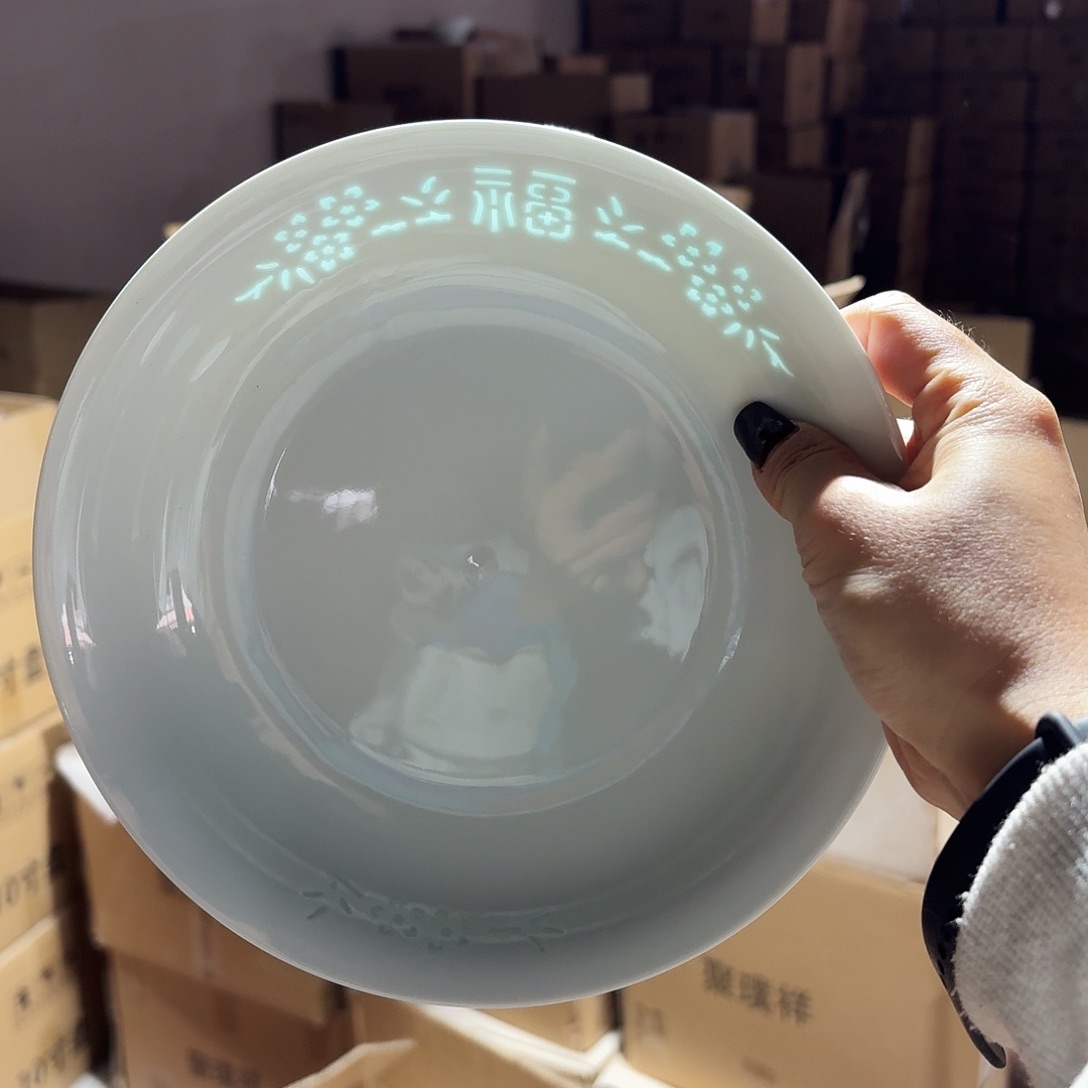 小***董景德镇10个8英寸盘好的