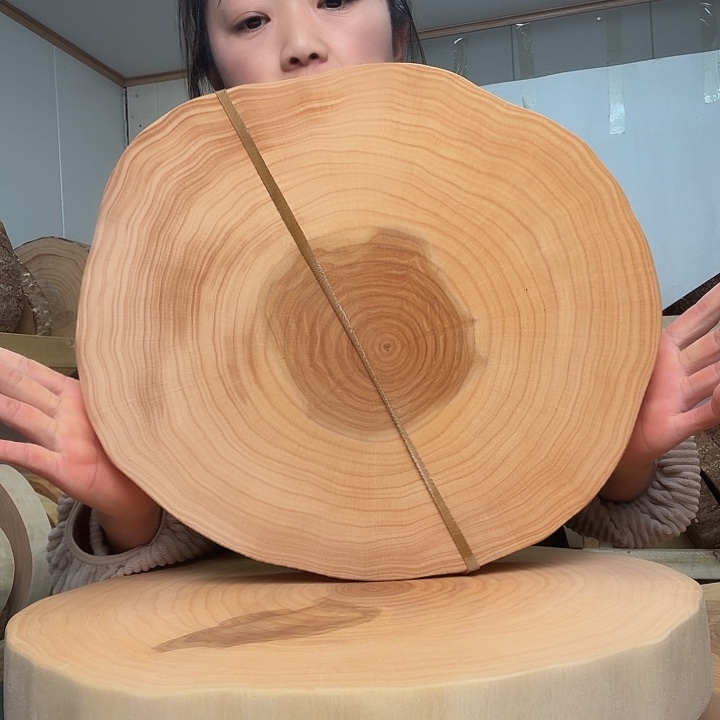 木银杏树菜板整木整切