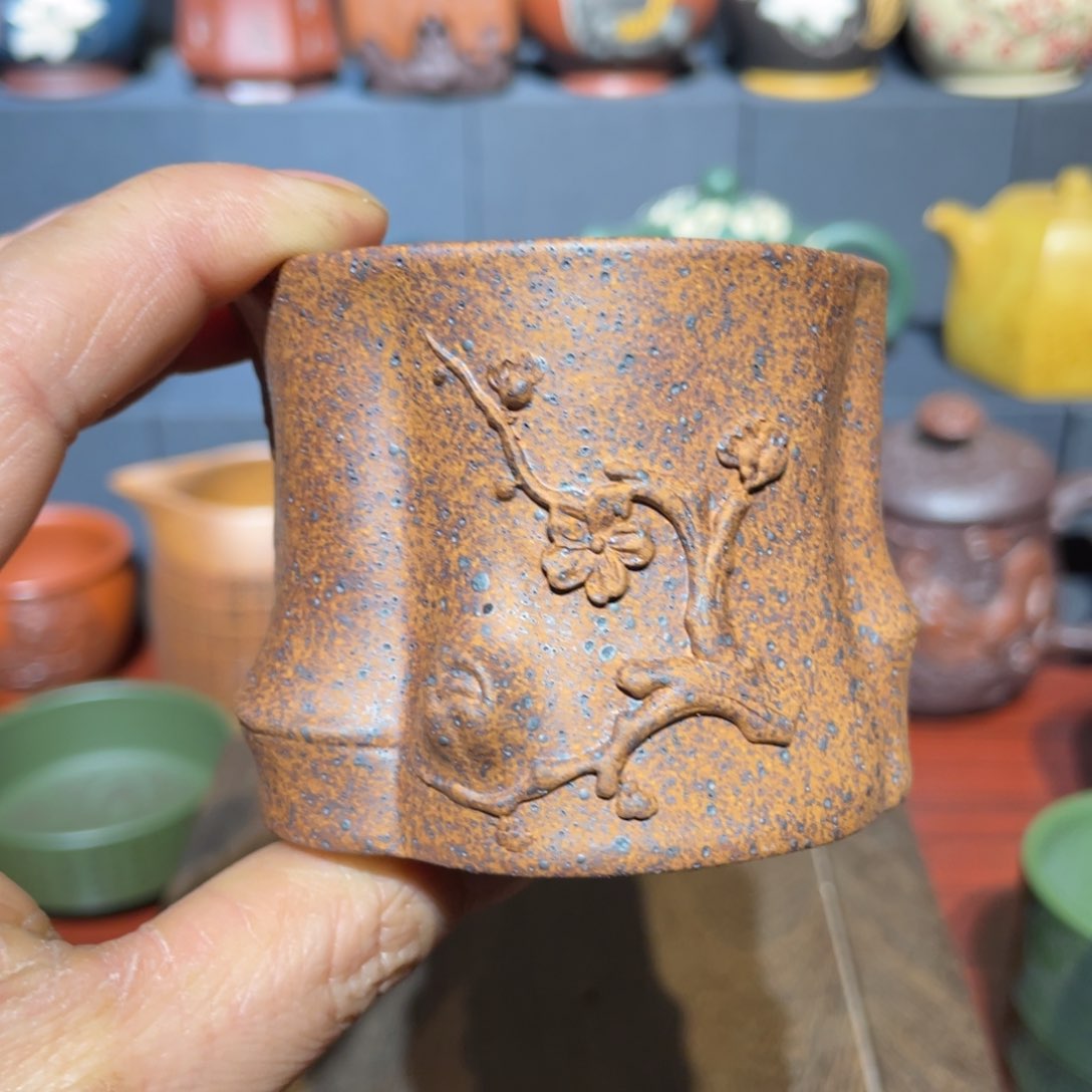 原矿紫砂手工主人杯