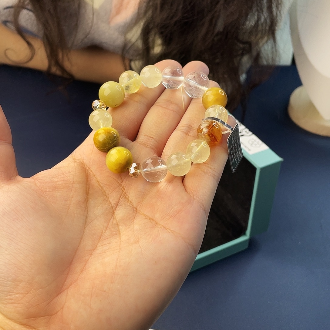 手链水晶银S925镶嵌