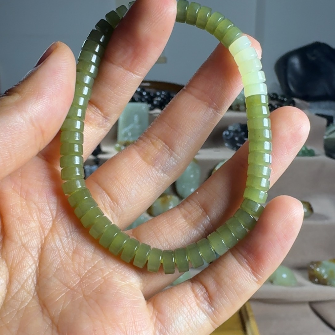 和田玉（糖玉）手链未镶嵌