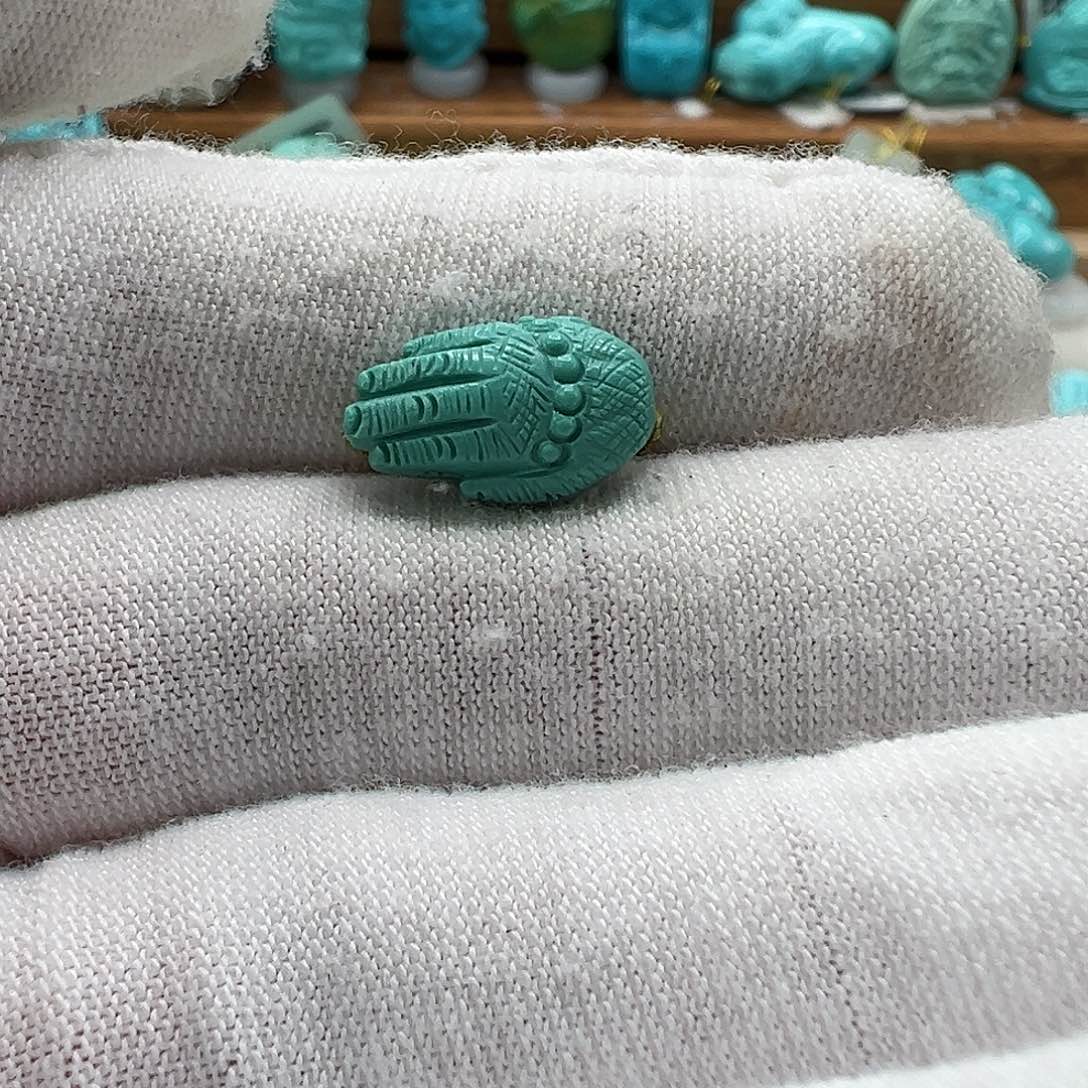 绿松石佛手 未镶嵌