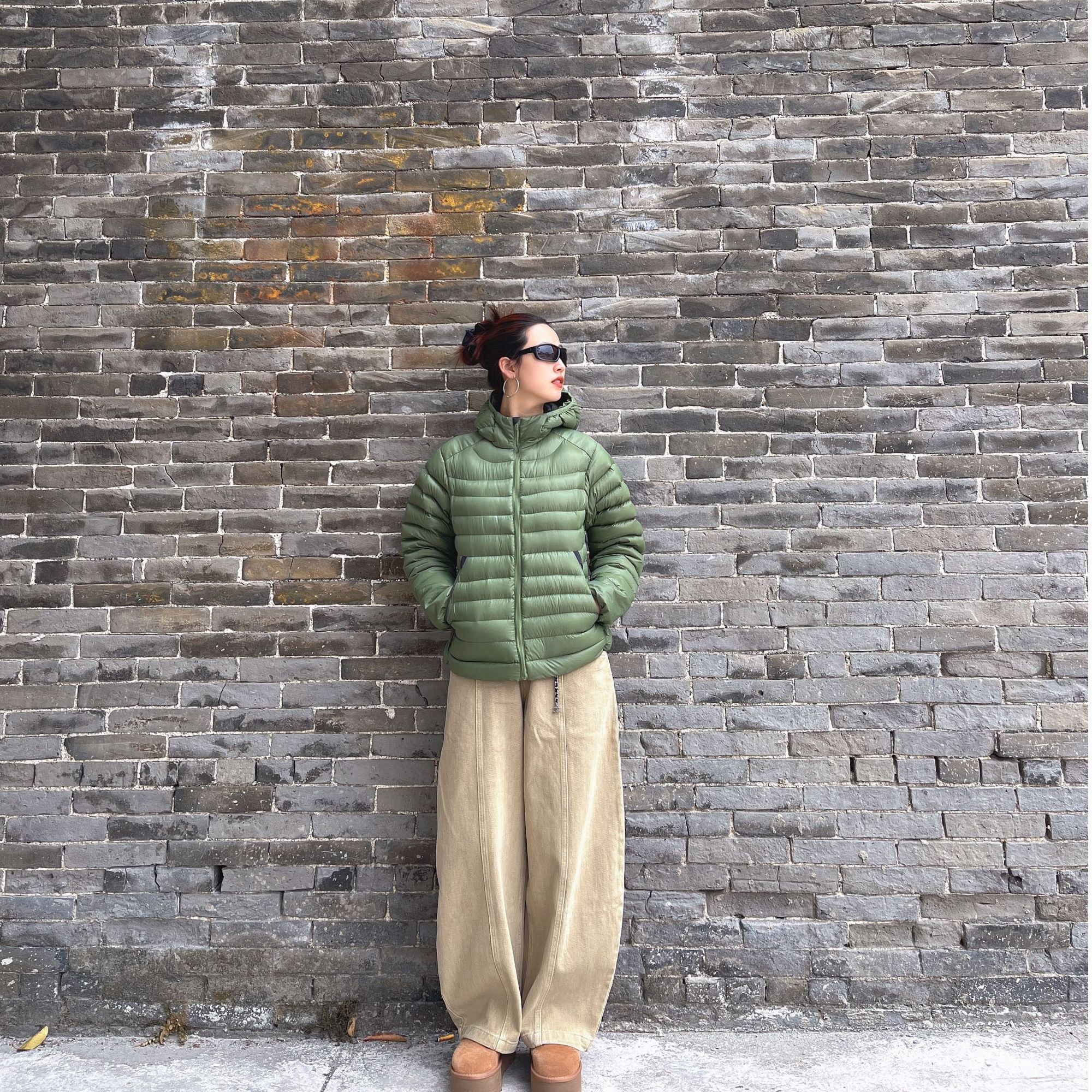 【主播同款】2026早春新品直筒宽松弯刀牛仔裤小个子高腰美式显瘦