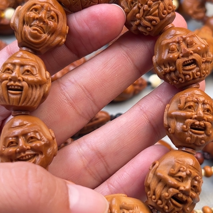 手串/手链橄榄核十八羅漢