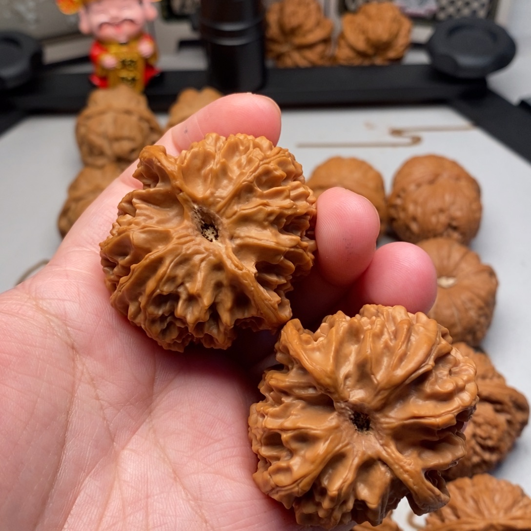 把件文玩核桃边45肚47苹果