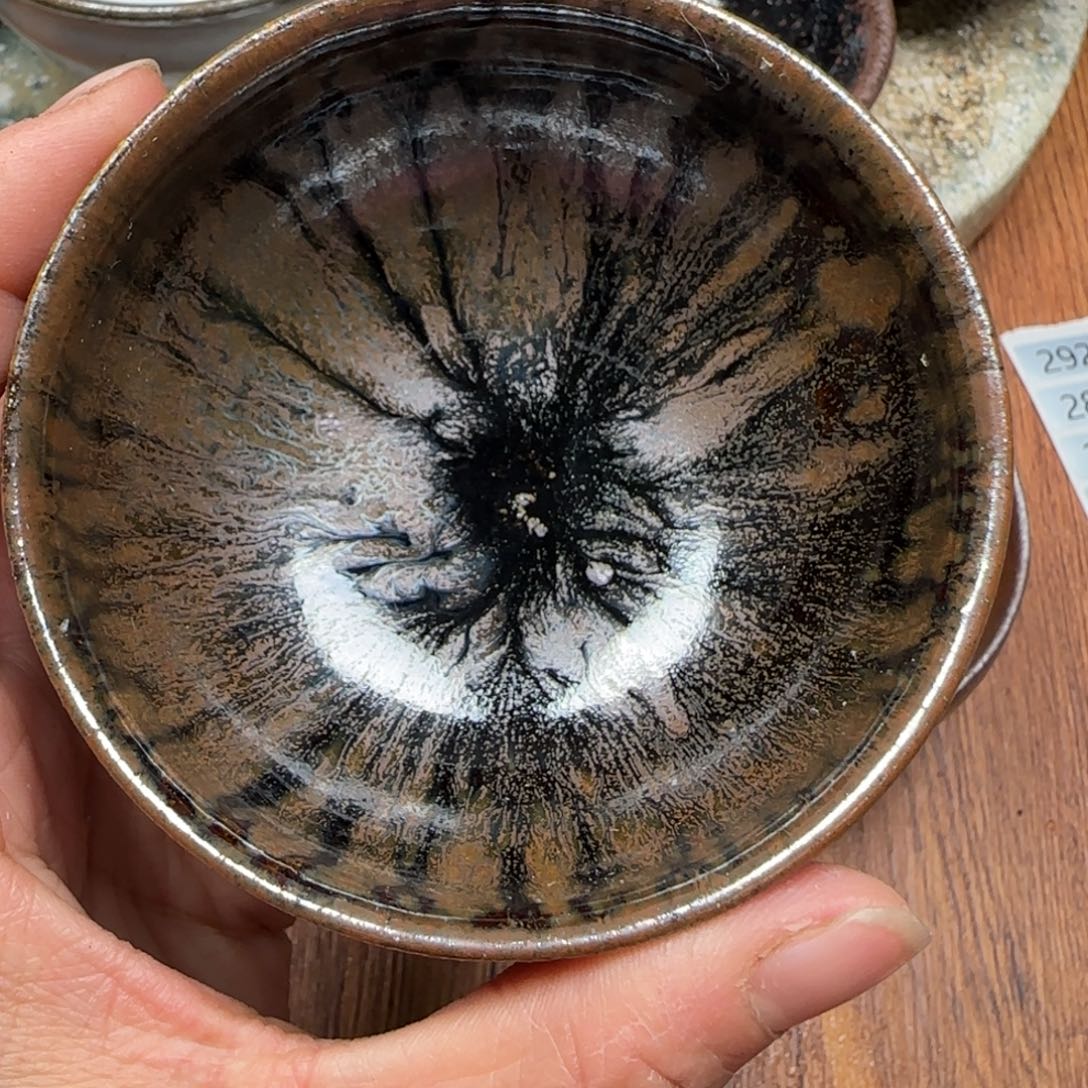 柴烧建盏茶盏茶杯234