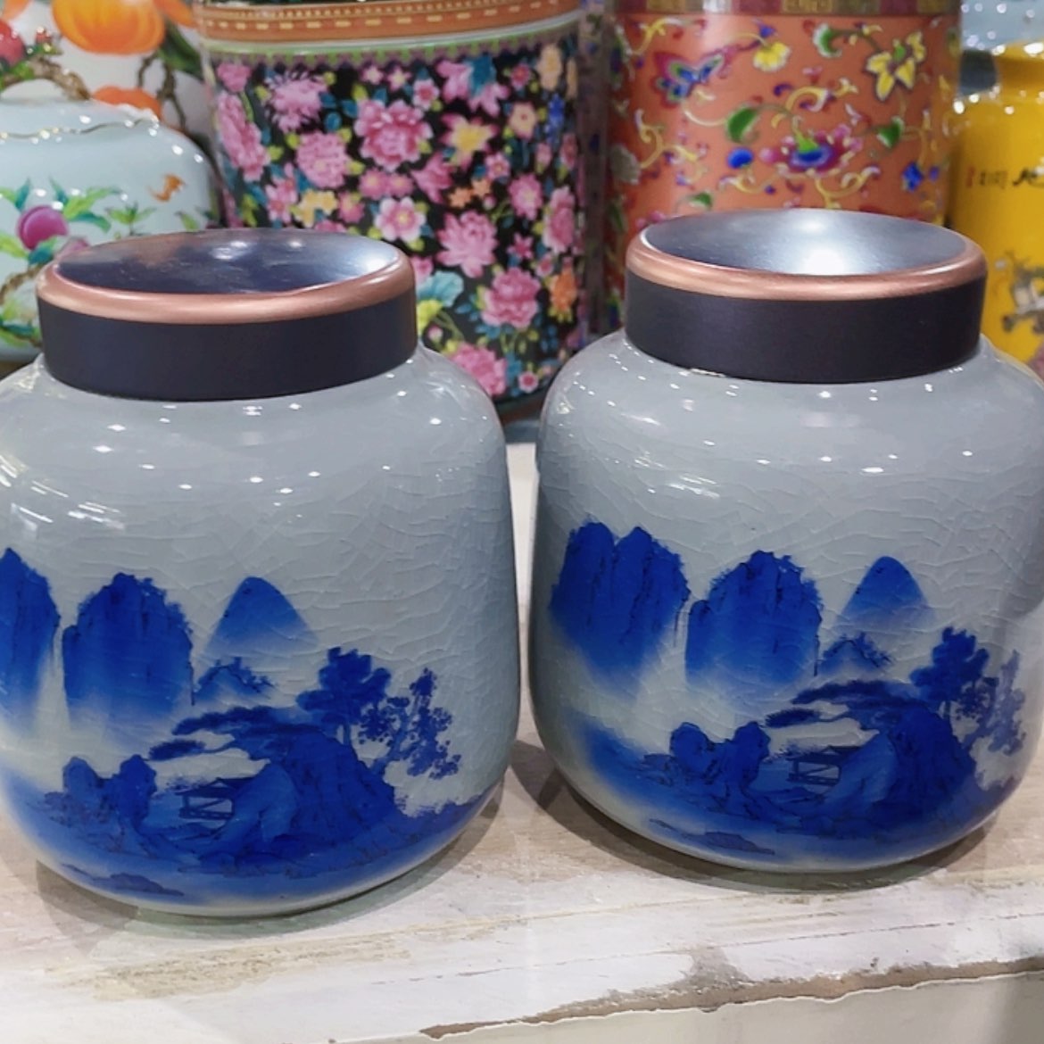 【闪购商品】罐陶瓷茶叶罐密封罐