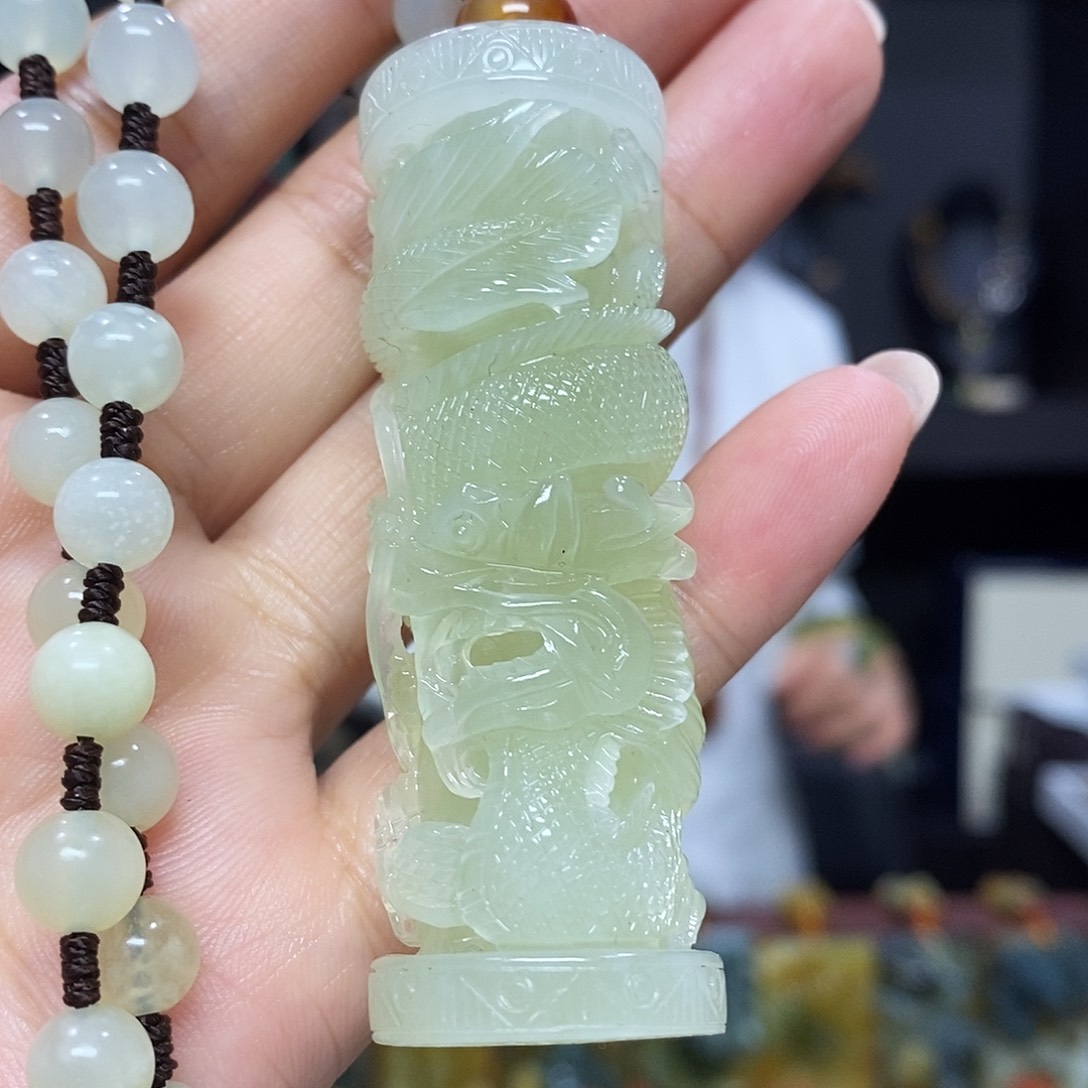 未镶嵌岫玉挂件吊坠项链吊坠