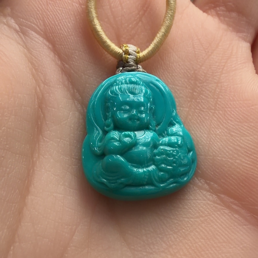 绿松石未镶嵌颈饰