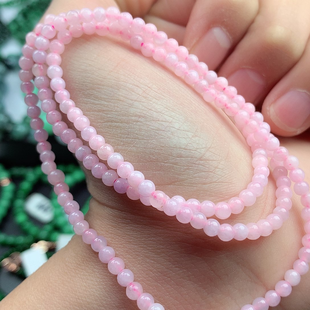 翡翠颈饰未镶嵌项链