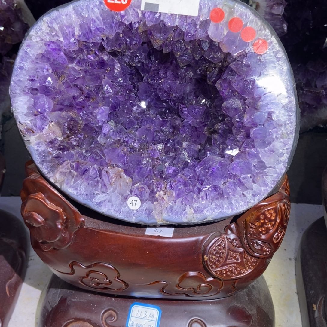 大型摆件（非配饰）未镶嵌紫晶