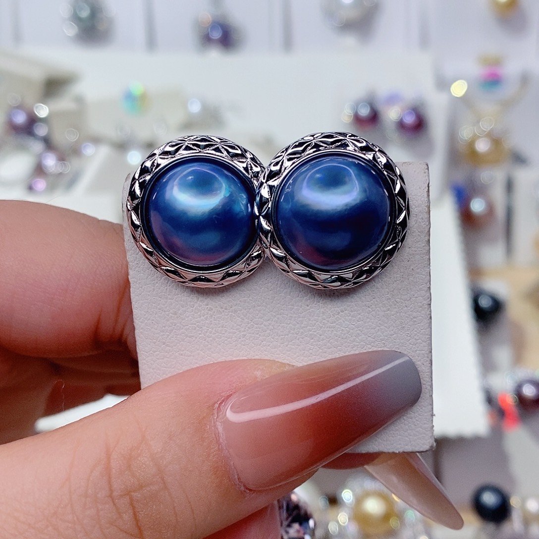 尛***梅未镶嵌淡水珍珠耳饰