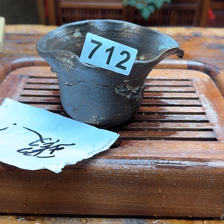 纯手工制作粗陶茶具